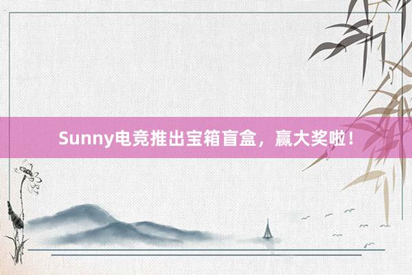 Sunny电竞推出宝箱盲盒，赢大奖啦！